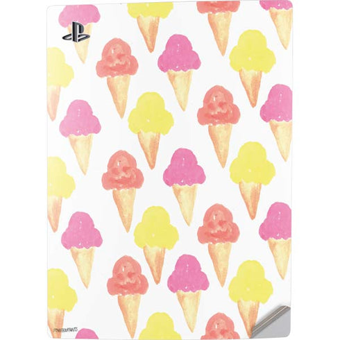 Bouffants and Broken Hearts Ice Cream PS5 Digital Edition Console Skin